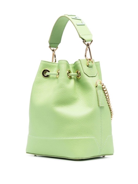 leather bucket bag