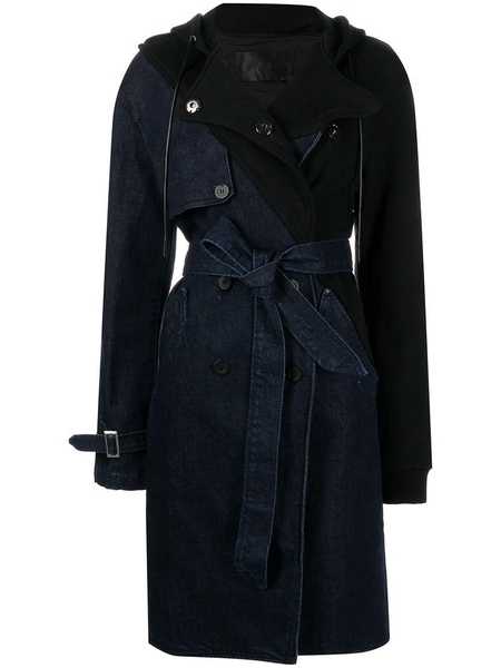 Belinda denim trench coat