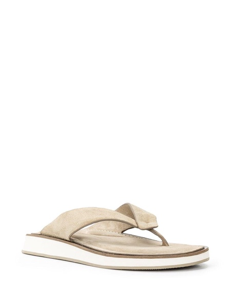 Parker suede thong sandals