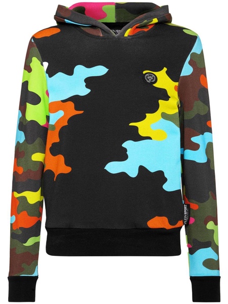 camouflage-print hoodie