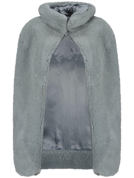 shearling cape