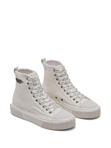 canvas high-top sneakers