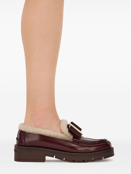 Vara Bow lined loafers