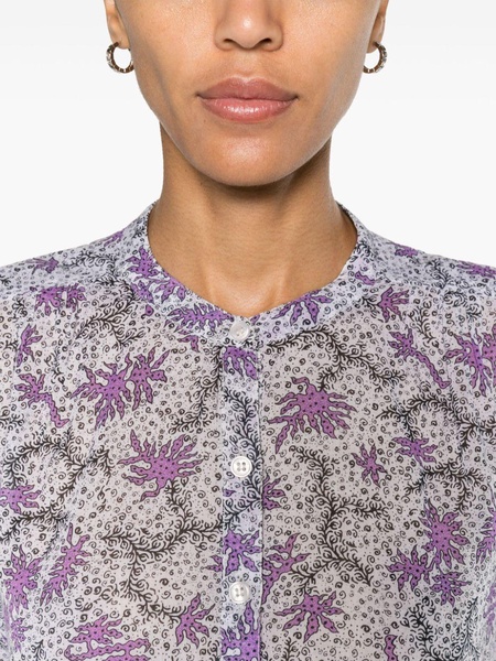 Maria abstract-print blouse