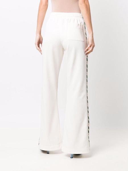 Laurel pattern-trimmed trousers