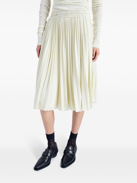 Margo pleated midi skirt