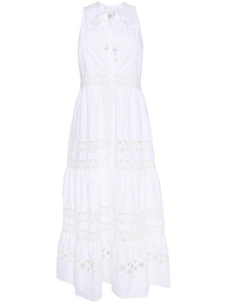 Positano embroidered cotton dress 