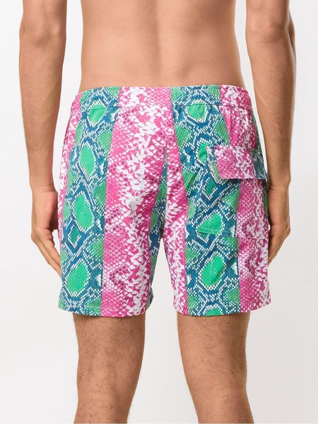 printed swimming shorts