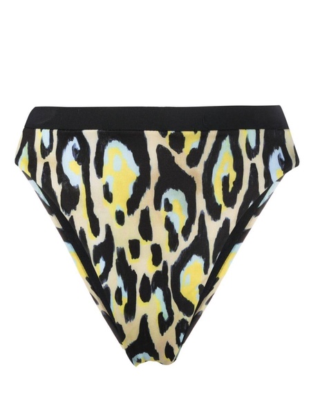 jaguar-print bikini bottoms