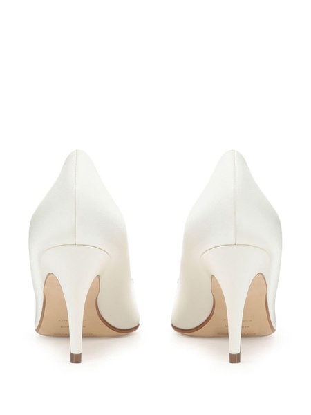 SR1 Bridal 75mm satin pumps