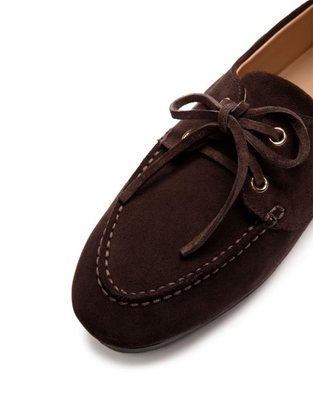 Plume leather loafers