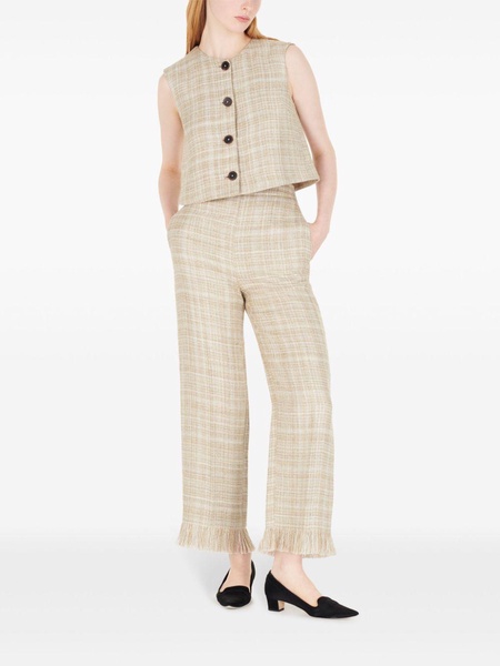 Remo plaid-check vest