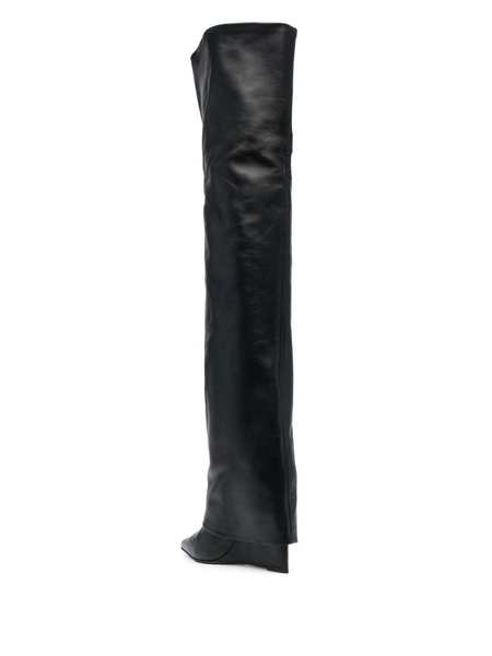 foldover-top knee-length 125mm boots