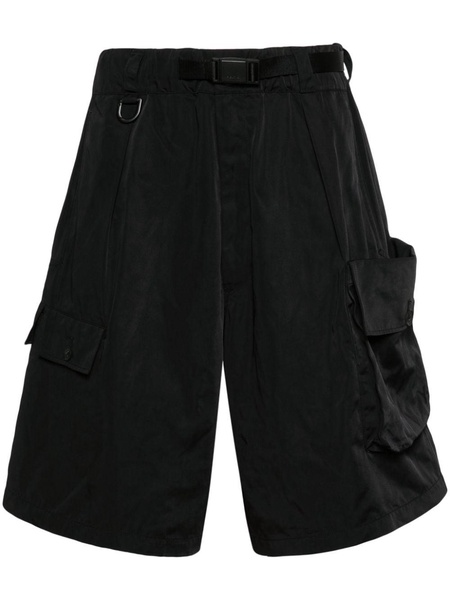 slide-buckled cargo shorts