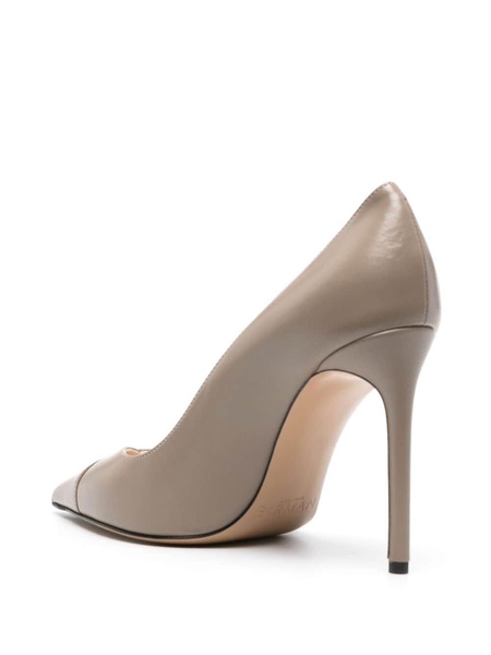 Pamela 100mm leather pumps