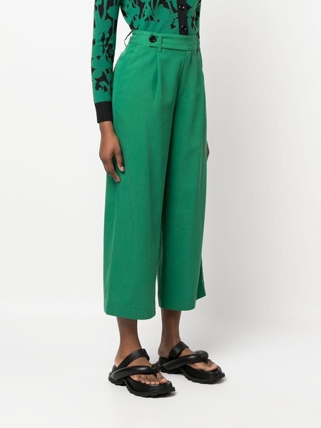 Drapey Suiting wide-leg tailored trousers