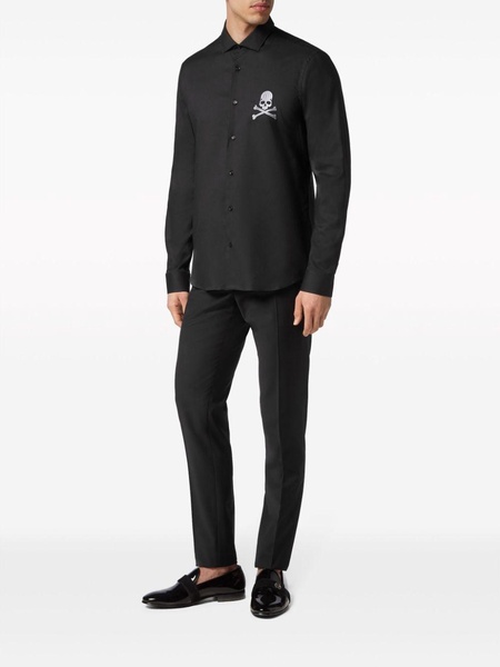 Platinum Cut Skull long-sleeve shirt