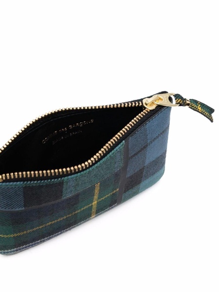 tartan-patchwork wallet