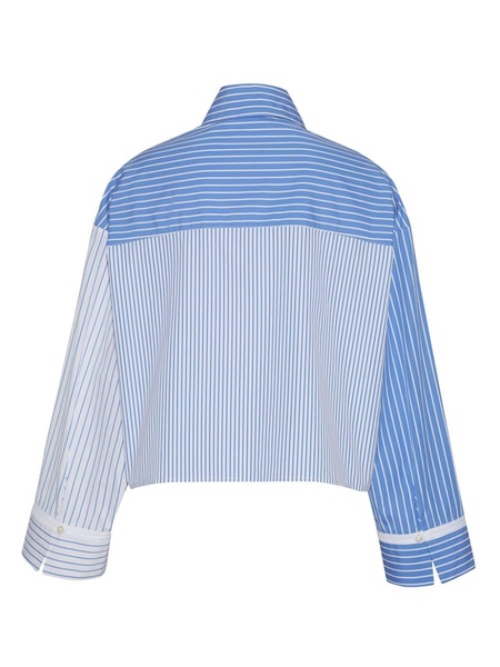 stripe-print cotton shirt 