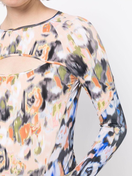 Visualise floral-print top