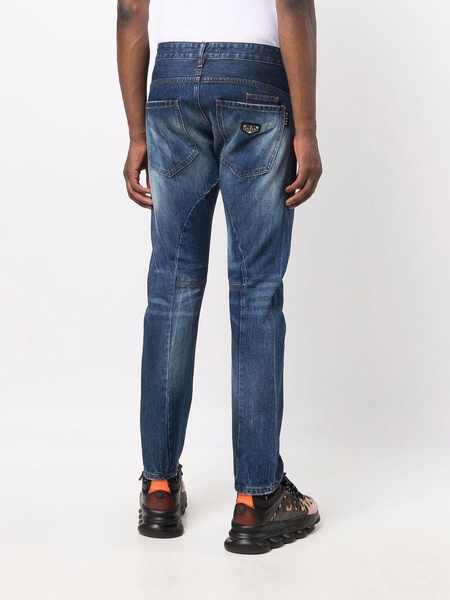 Iconic Plein Milano cut jeans