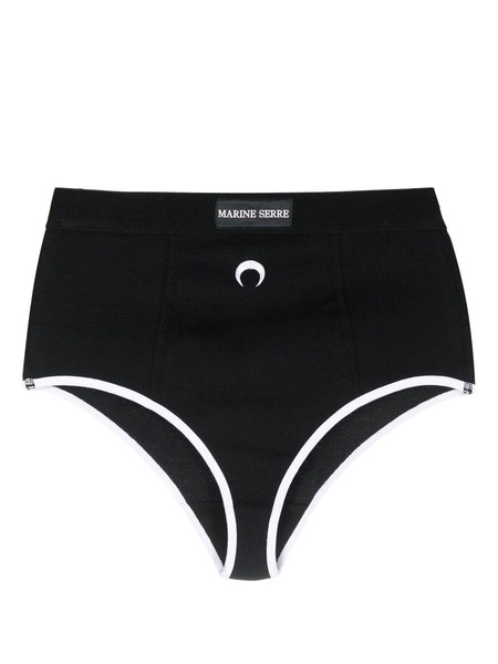 Black Crescent Moon Organic Cotton Briefs