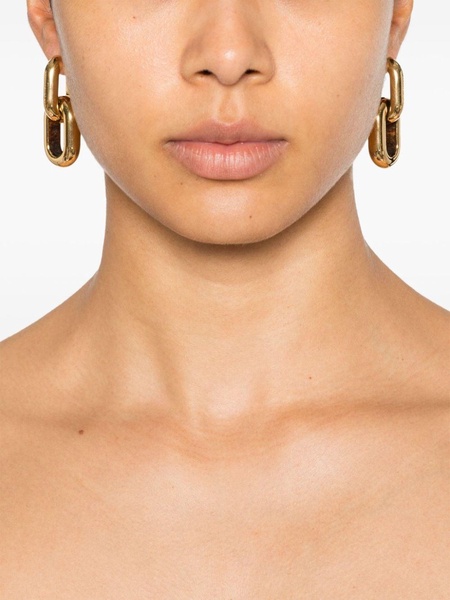 Peak chain earrings