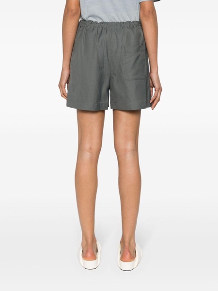 Seto slub-texture shorts