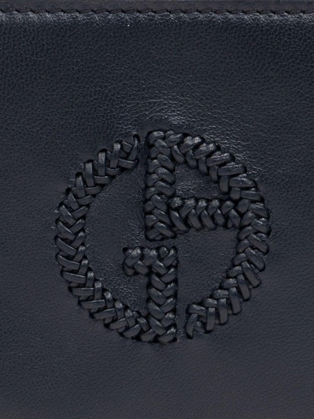 logo engraved wallet