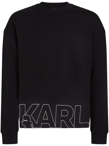 logo-print crew-neck sweatshirt