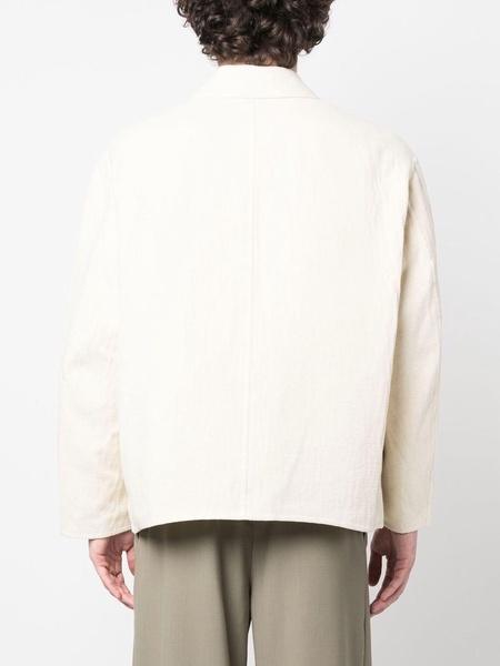 cotton-wool classic shirt jacket