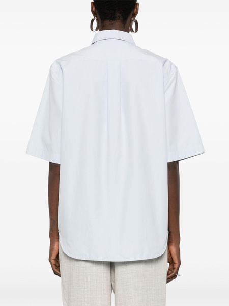 short-sleeve poplin shirt