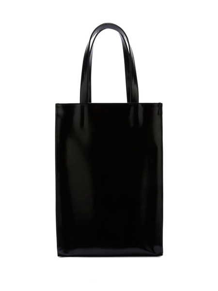 debossed-logo tote bag