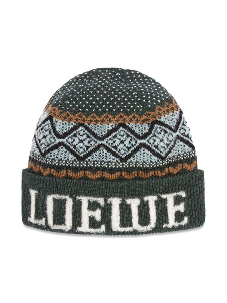 x Suna Fujita intarsia-knit beanie