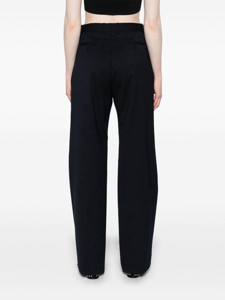 pleat-detail tailored trousers 