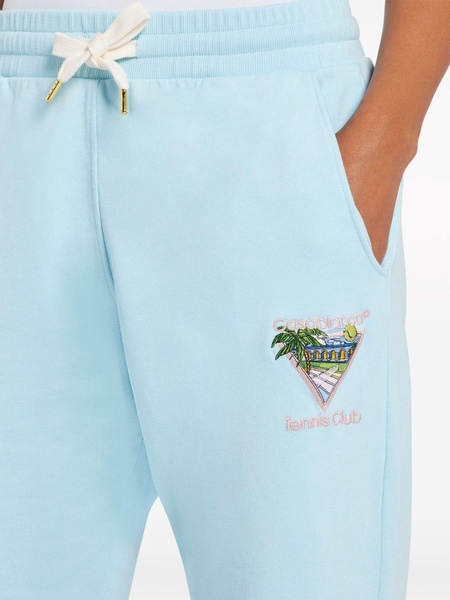 Tennis Club-embroidery track pants