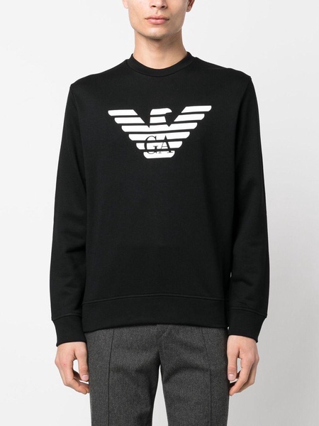 logo-print cotton sweatshirt