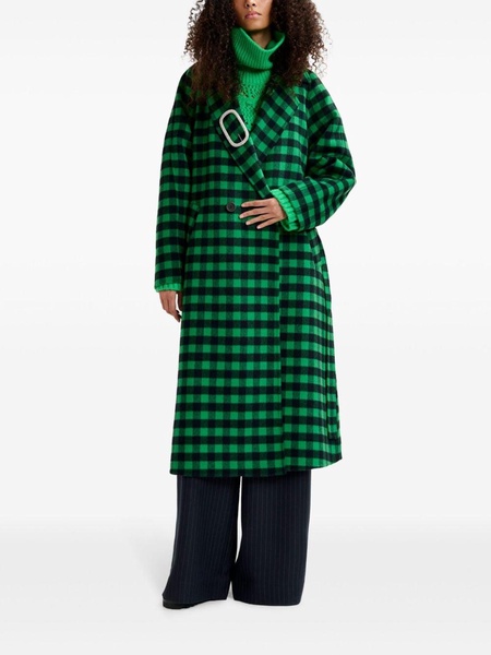 Gabby checked coat