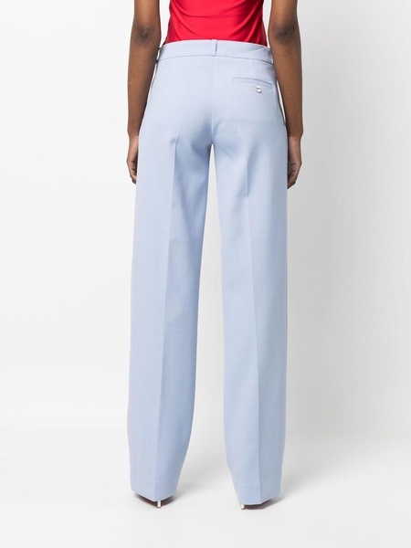 straight-leg tailored trousers