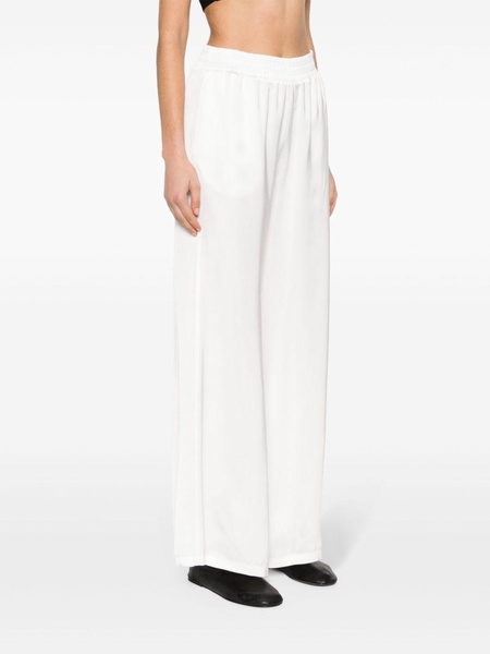 satin wide-leg trousers