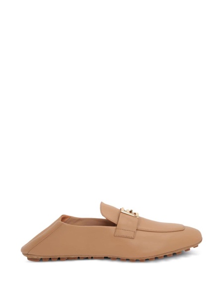 Baguette leather loafers