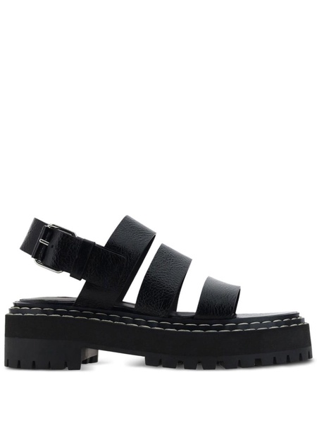 lug-sole leather sandals