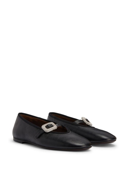 Georgia buckle ballerina shoes