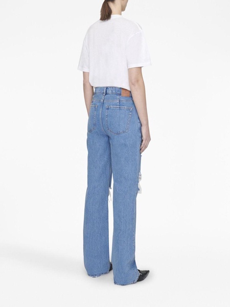 Gio high-rise straight jeans