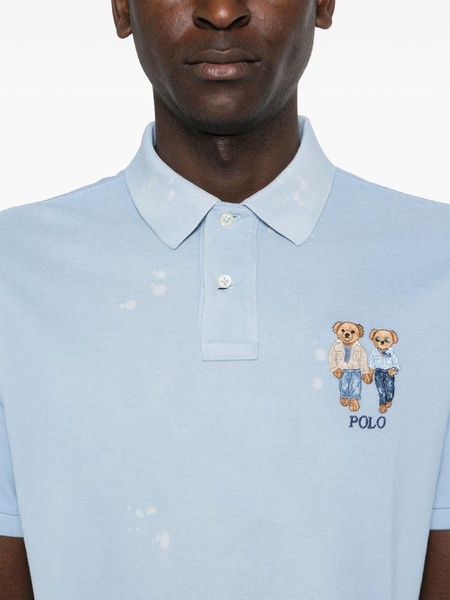 Polo Bear-embroidered polo shirt