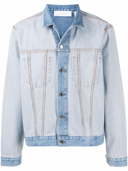 reversible denim trucker jacket