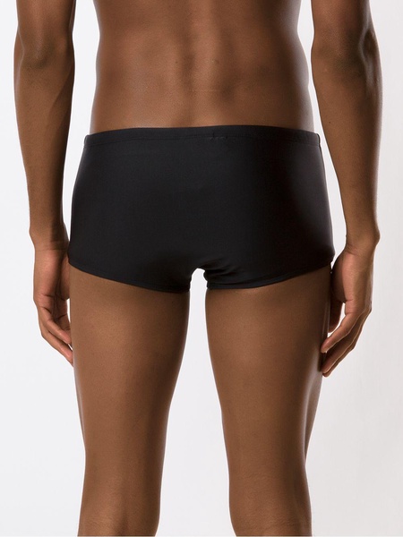 plain boxer swimming trunks