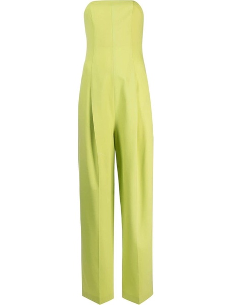 strapless straight-leg jumpsuit