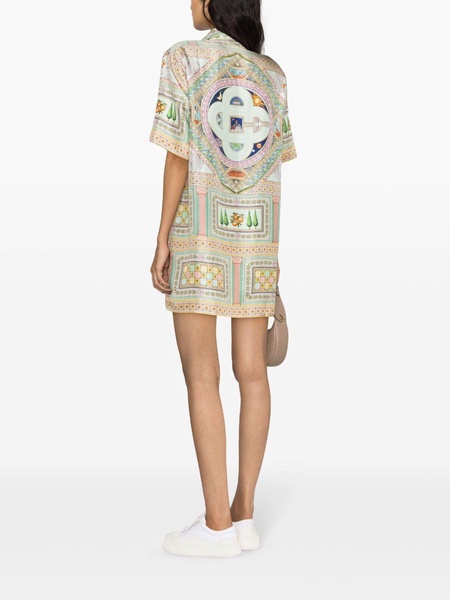 Le Labyrinthe silk shift dress