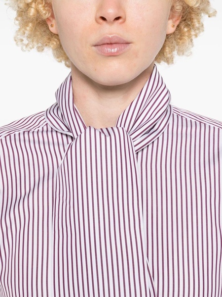 striped poplin shirt